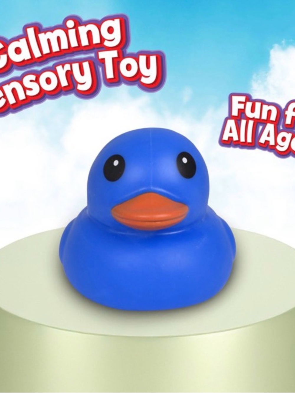 Target Blue & Orange Rubber Duck Calming Sensory Toy